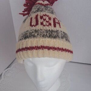 Americana Handmade 100% premium wool Unisex XL Beanie Delux